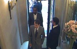 Two smartly dressed armed robbers emptied Graff Jewellers in London's West End