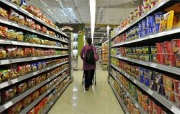 Electronic gadget prices were up but food and non-alcoholic prices were down.